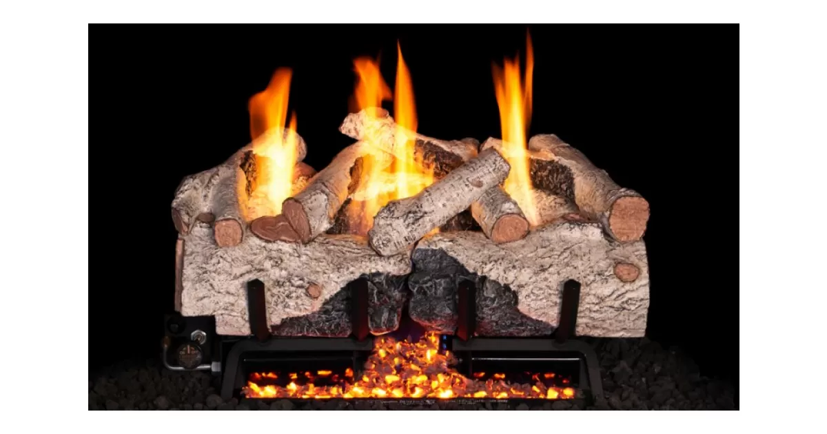 Real Fyre Charred Alpine Birch ANSI Log Set - Grill and Patio | Outdoor ...