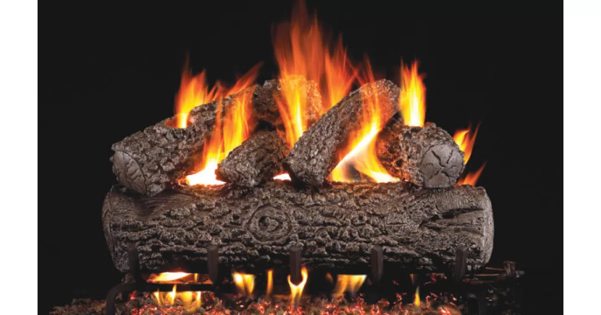 Real Fyre Post Oak ANSI Log Set | Grill and Patio