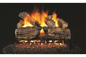 Real Fyre Charred Rugged Split Oak Listed Log Set