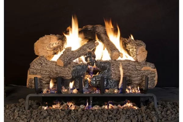 Real Fyre Charred Angel Oak ANSI Log Set