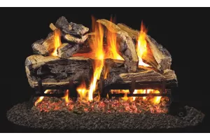 Real Fyre Charred Rugged Split Oak ANSI Log Set