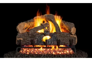 Real Fyre Charred Evergreen Oak Log Set