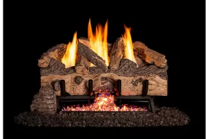 Real Fyre Charred Gnarled Split ANSI Log Set