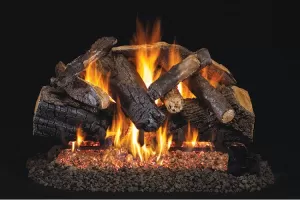 Real Fyre Charred Majestic Oak Listed Log Set