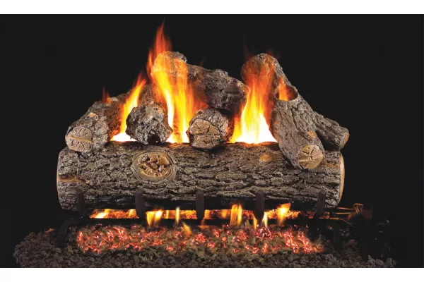 Real Fyre Golden Oak Designer Plus See-Thru ANSI Log Set
