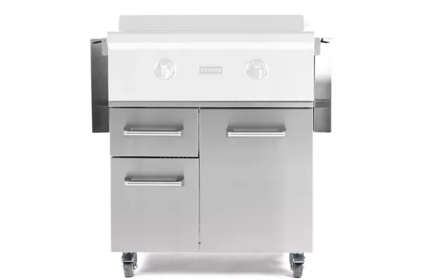 Coyote Portable Cart for 30-inch Flat-Top Grill