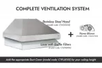 Coyote Duct Cover for Ceilings 8' to 8'6"