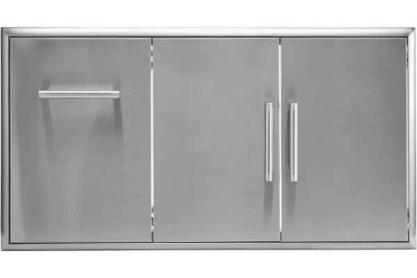 Coyote 45-inch Double Access Doors With Roll Out Trash