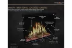 Modern Flames 42-inch Orion Traditional Virtual Electric Fireplace