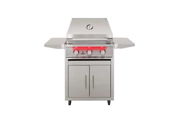 TrueFlame 25-Inch 3-Burner Portable Gas Grill
