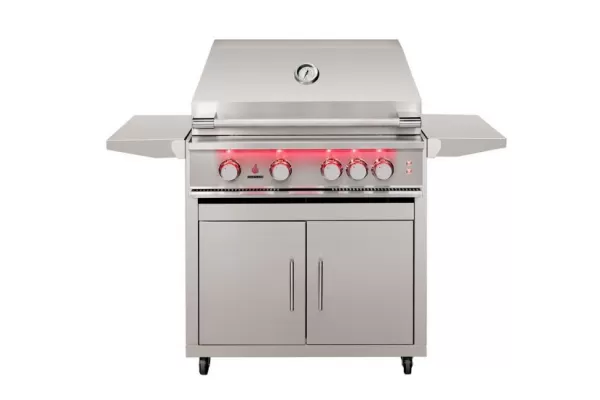 TrueFlame 40-inch 5 Burner Portable Gas Grill