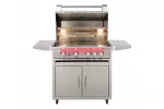 TrueFlame 40-inch 5 Burner Portable Gas Grill