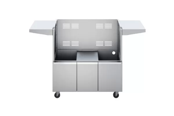 Twin Eagles 36-inch Soft Closing Pellet Grill Cart with Storage Drawers and Door