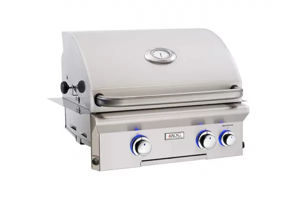 AOG 24-inch L Series Built In Grill With Rotisserie Backburner