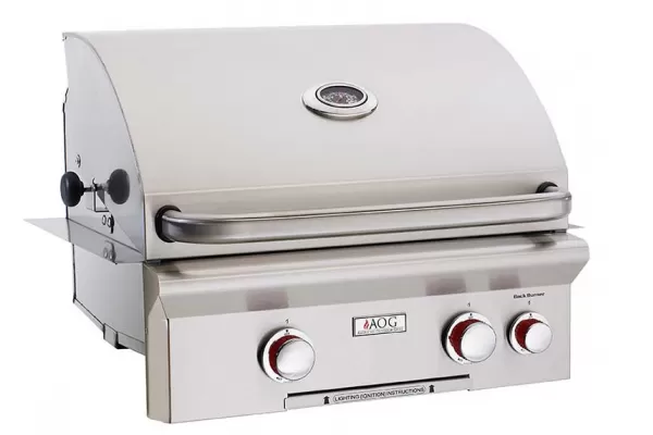AOG 24-inch T Series Built In Grill With Rotisserie Backburner