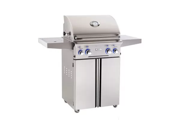 AOG 24-inch L Series Portable Grill With Rotisserie and Single Side Burner
