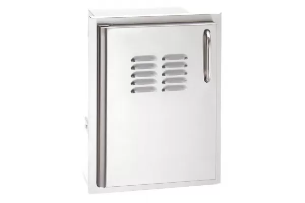 Fire Magic 20 x 14 Single Access Door with Tank Tray and Louvers, Left Hinge