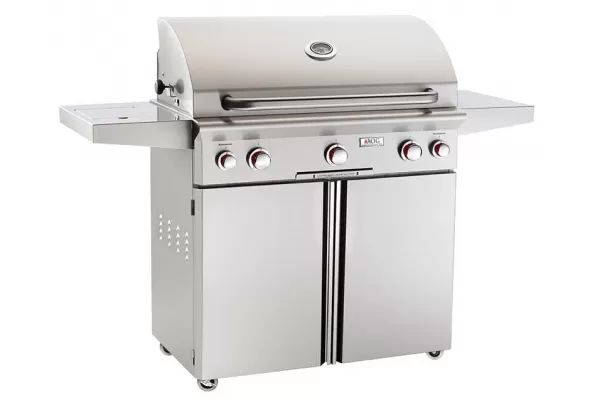 AOG 36-inch T Series Portable Grill With Rotisserie and Single Side Burner