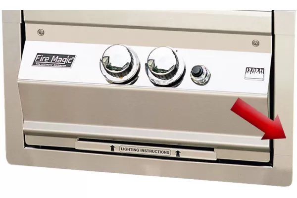 Fire Magic Power Burner and Built In Double Sear Station Trim Kit