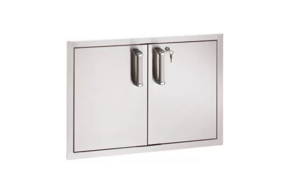 Fire Magic Flush Mount 15 x 30 Double Access Doors (Reduced Height) with Soft Close System