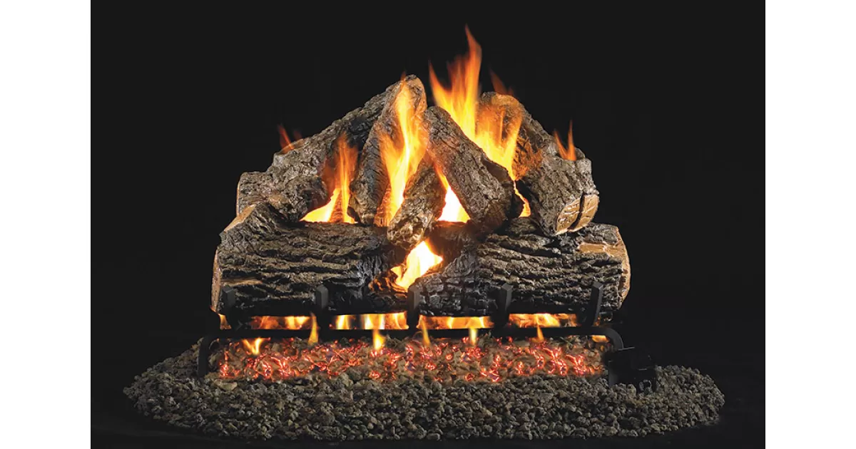 Real Fyre Charred Oak ANSI Log Set - Grill and Patio | Outdoor Kitchens ...