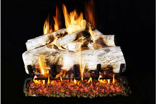 Real Fyre Mountain Birch Gas Logs Only - Grill and Patio | Outdoor Kitchens  and Grills