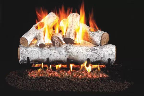 Real Fyre White Birch Gas Logs Only