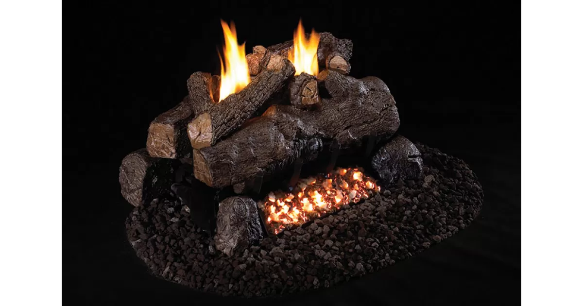 Real Fyre Evening Fyre See-Thru Logs Only - Grill and Patio | Outdoor  Kitchens and Grills