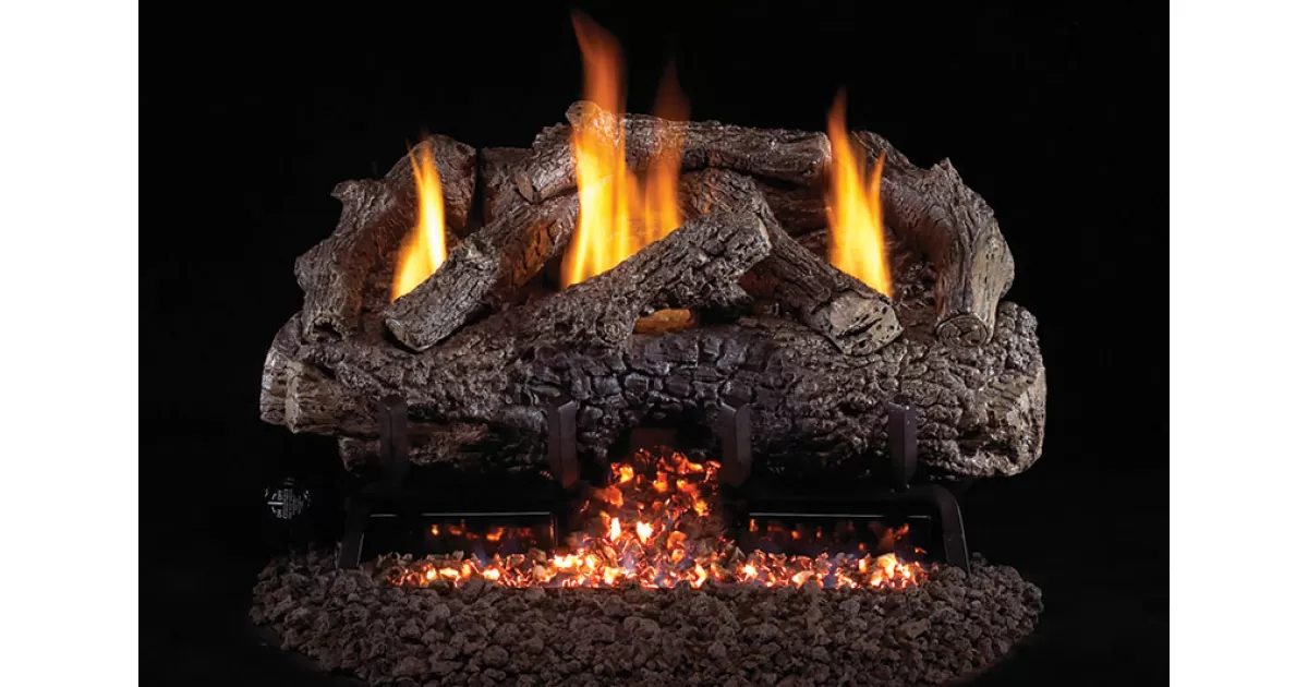 Real Fyre Charred Frontier Oak Logs Only - Grill and Patio | Outdoor  Kitchens and Grills