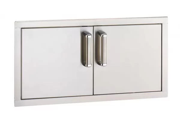 Fire Magic Flush Mount 14 x 30 Double Access Doors (Reduced Height) with Soft Close System