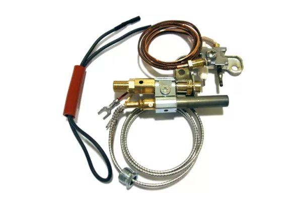 Real Fyre Oxygen Depletion Sensor and Pilot Assembly Compatible for Vent-Free Burners w/ 12 Valve, Natural Gas