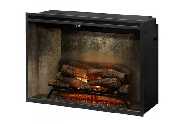Dimplex Revillusion 36-inch Built-in Firebox, Weathered Concrete