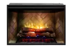 Dimplex Revillusion 36-inch Built-in Firebox with Glass Pane and Plug Kit (RBF36G)