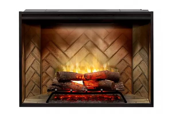 Dimplex Revillusion 42-inch Built-in Firebox with Glass Pane and Plug Kit (RBF42G)