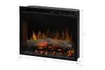 Dimplex Multi-Fire XHD 23-inch Plug-in Electric Firebox with Realogs