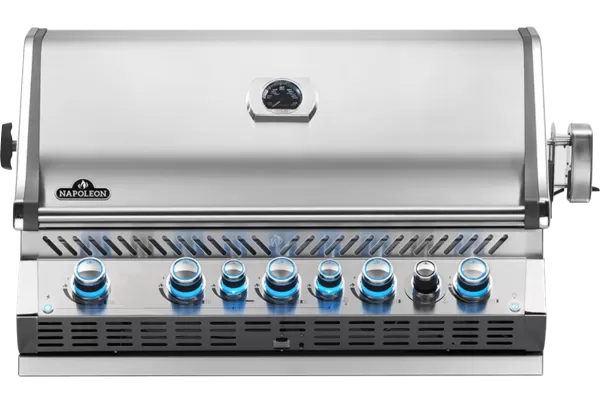 Napoleon Prestige PRO 665 Built-in Gas Grill with Infrared Rear Burner, Stainless Steel