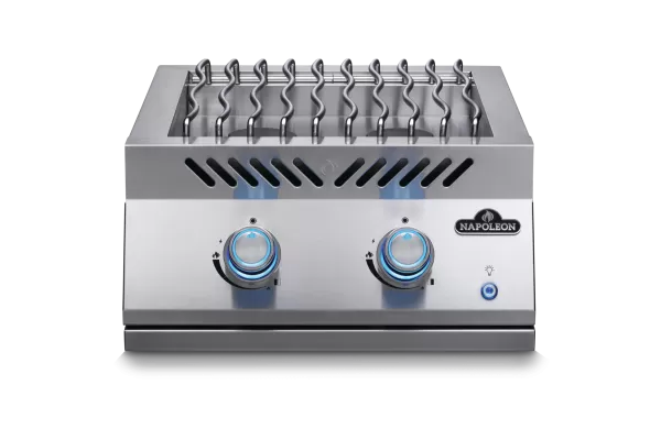 Napoleon Built-in 700 Series Dual Range Top Burner with Stainless Steel Cover