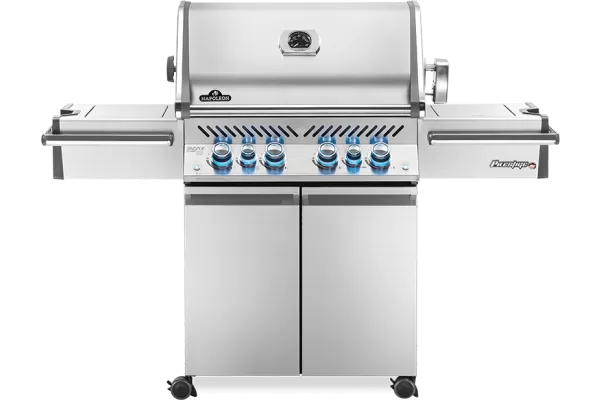 Napoleon Prestige Pro 500 Stainless Steel Gas Grill with Infrared Side and Rear Burners