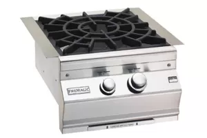 Fire Magic Aurora Power Burner With Porcelain Cast Iron Grid
