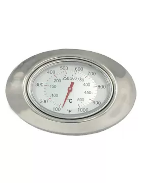 Fire Magic and AOG Analog Thermometer for Echelon, Aurora and Choice Grills with Bezel