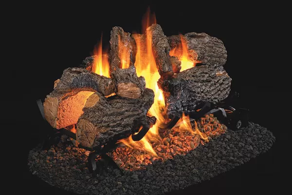 Real Fyre Charred Oak See-Thru ANSI Log Set