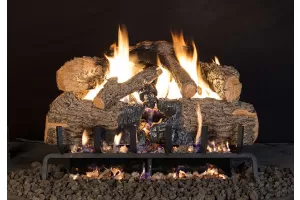 Real Fyre Charred Angel Oak Logs Only