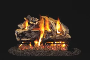 Real Fyre Charred Rugged Split Oak Logs Only