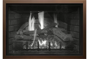 Real Fyre 36-inch Direct Vent Frame Overlay in Bronze