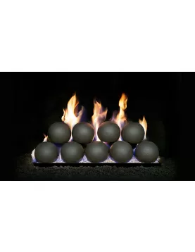 Real Fyre 5-inch Epic Black Vented Fyre Spheres