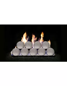 Real Fyre 5-inch Graystone Vented Fyre Spheres