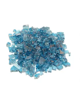 Real Fyre Caribbean Blue Fyre Glass