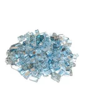 Real Fyre Caribbean Blue Reflective Fyre Glass