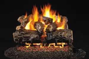 Real Fyre Burnt Rustic Oak Logs Only
