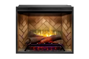 Dimplex Revillusion 30-inch Built-In Firebox with Glass Pane and Plug Kit (RBF30G)